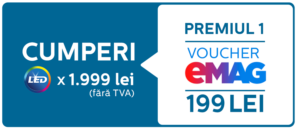 premiul 1 voucher eMAG 199 lei